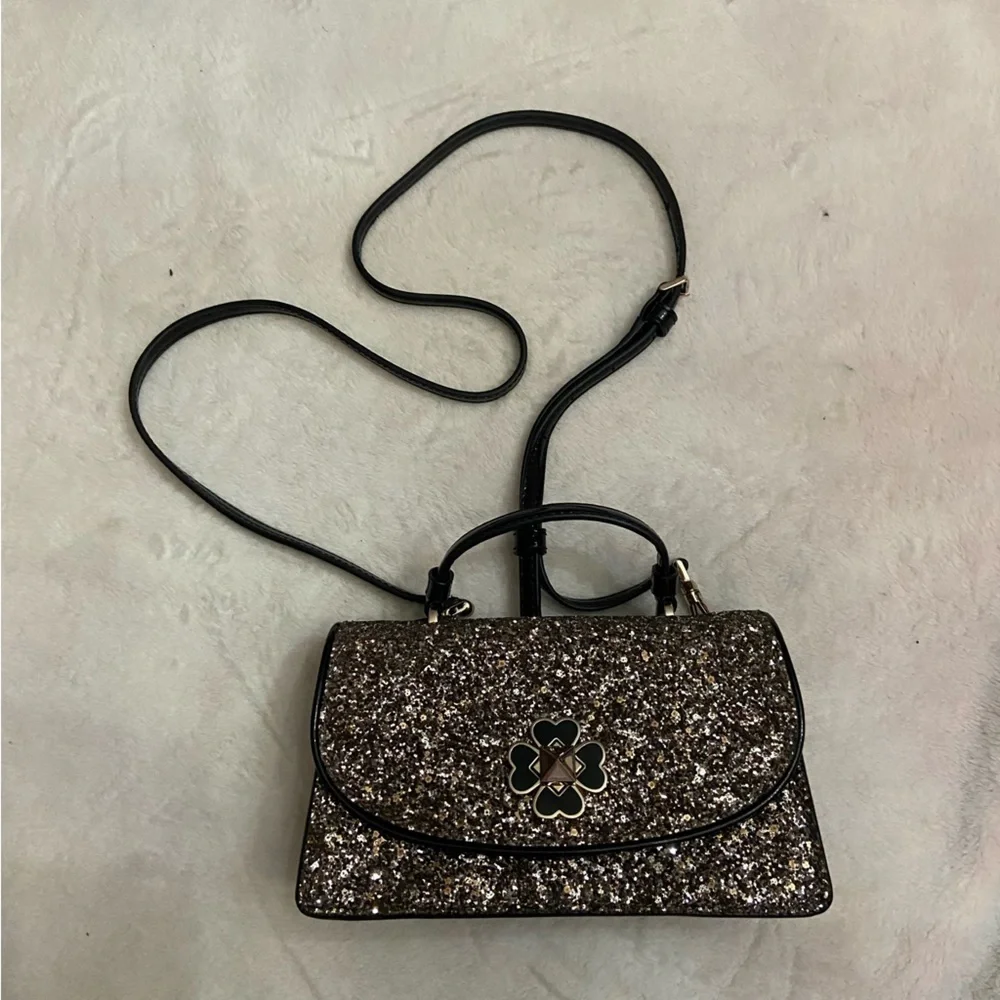 Kate Spade Odette Glitter Mini Crossbody Bag